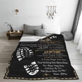 thumbnail image 5 of Personalized to My Dad Blanket from Daughter, Lion Blanket for Fathers Day Birthday Idea for Father, Custom Name Super Soft Flannel Warm Throw Blanket for Couch Bed, 5 of 5