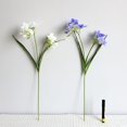 thumbnail image 5 of Xiao Hua 2 flores artificiales de tacto real para decoración del hogar, oficina, boda, arreglo floral (morado, 64 cm de largo), 5 of 5