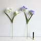 thumbnail image 5 of Xiao Hua 2 piezas de flores artificiales de tacto real para decoración del hogar, oficina, boda, arreglo floral (blanco, 25,2 pulgadas de largo), 5 of 5
