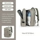 thumbnail image 3 of Mochila de viaje expandible de gran capacidad, bolso de mano para vuelo, mochila para computadora portátil de 15,6 pulgadas, para viajes de negocios, almacenamiento de equipaje XA299CR, 3 of 5