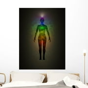 Human Energy Body Aura Wall Mural by Wallmonkeys Peel and Stick Graphic (48 in H x 36 in W) WM334020