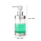 thumbnail image 4 of Cateissary Dispensador de jabón de 12 onzas, dispensador de loción con bomba, acero inoxidable 304, acrílico transparente para baño de cocina Suministros de limpieza para el hogar Cateissary HA021434-00, 4 of 6