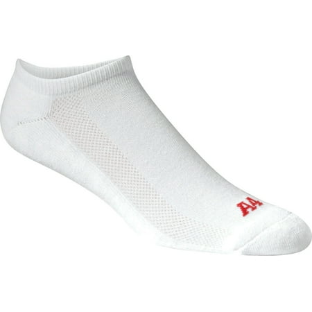 

A4 Performance No Show Socks For Men in White | S8001