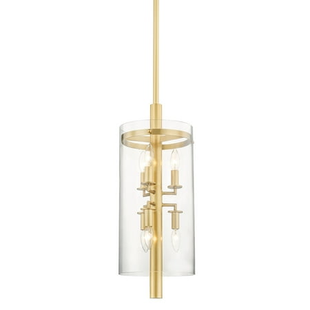 

Hudson Valley Lighting 1306 Baxter 6 Light 10 Wide Taper Candle Pendant - Brass
