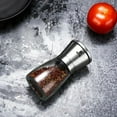 thumbnail image 4 of Bartans Manual Salt and Pepper Mill Grinder Set, Stainless Steel Blades Shakers for Kitchens 2 Pack, 4 of 8