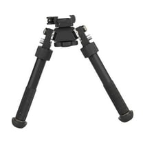 Aluminum Alloy Tilting 360 Degree Bipod Adjustable Rotating Leg 4.5-9