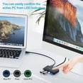 thumbnail image 3 of Conmutador USB 3.0 ULXUUUN 2 ordenadores comparten 4 USB para PC, 3 of 8