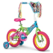 Disney Encanto 12-inch Bike for Girls, Ages 3+ Years, Pink/Green/Blue, by Huffy