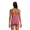 thumbnail image 2 of Lands' End Women's Chlorine Resistant Scoop Neck Soft Cup Tugless Sporty One Piece Swimsuit Print, 2 of 3