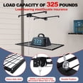 thumbnail image 3 of Tuqiang Overhead Garage Storage Rack 4x8 FT for High Ceilings 10-12 FT 350LBS Capacity All-Steel Safety Lock Heavy-Duty Garage Organizer, 3 of 11