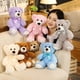 thumbnail image 4 of Oso de peluche con pajarita de colores, bonito y de 35 cm, para abrazar, regalo de cumpleaños para niños, almohada, osito de peluche para el hogar, la sala de estar y el dormitorio, 4 of 5