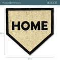 thumbnail image 3 of Abbott (ABBO7) 35-PFW/SH 1151 Collection Home Plate Doormat, 3 of 3