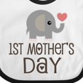 thumbnail image 4 of Inktastic 1st Mothers Day Boys or Girls Baby Bib, 4 of 4