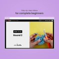 thumbnail image 5 of Crochet Kit for Beginners DIY Crochet Stuffed Animal Kit Beginner Crochet Kit_Bebetter:rabbit, 5 of 5