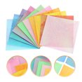 thumbnail image 2 of 50 Uds. Papeles plegables coloridos papeles de pintura papeles artesanales de Origami papeles DIY, 2 of 7