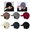 thumbnail image 2 of Comfortable Knit Beanies Cold Protections Hat Outdoor Sports Students, 2 of 9