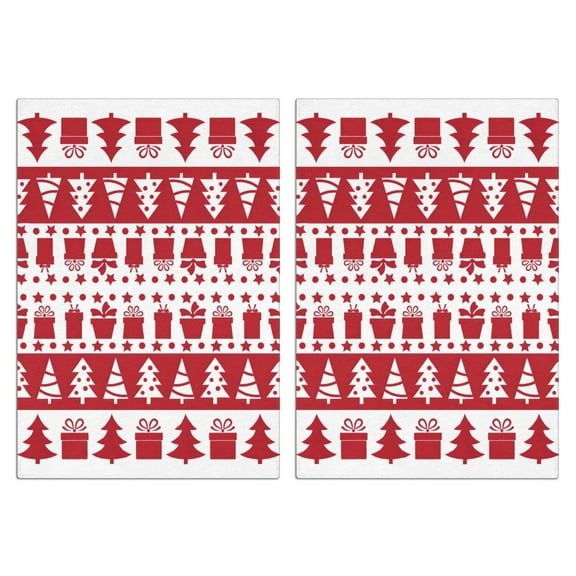 Christmas Kitchen Towels Set Of 2 - 18x26 Inch Ultra Absorbent Dish Towels, Soft Drying Hand Towels for Cooking, Baking & Decor, Spring/Summer Home Aesthetic.