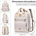 thumbnail image 2 of Mochila para Laptop Mujer JeeLeeko 15.6 Pulgadas Impermeable de Viaje Portátil, 2 of 3