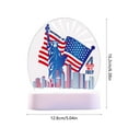 thumbnail image 3 of TOPRenddon Independence Day LED Night Light – 6.5 Inch Patriotic Acrylic Desk Lamp with USA Flag Design, Battery-Operated Warm White Decor for 4th of July, BBQs, Fireworks Parties & Home Celebrations, 3 of 6