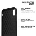thumbnail image 5 of FINCIBO Black Hybrid Case Hard Plastic TPU Slim Back Cover for Apple iPhone XS Max 6.5", Celestial Sun Moon and Stars, 5 of 8
