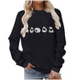 thumbnail image 3 of Vixolx Graphic Sweatshirt for Women Crew Neck Long Sleeve Shirts Oversized Casual Pullover Tops Fall Fashion Clothes, 3 of 6