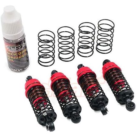 Yeah Racing QUTUS Slider 55mm Damper Set for 1/10 RC Drift Car Red #DBB-1055RD