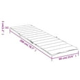 thumbnail image 2 of vidaXL Sun Lounger Cushion Grey, 2 of 6