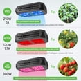thumbnail image 3 of 300W LED Grow Light Full Spectrum for Hydroponic Indoor Plants Growing Veg and Flowering, 3 of 7