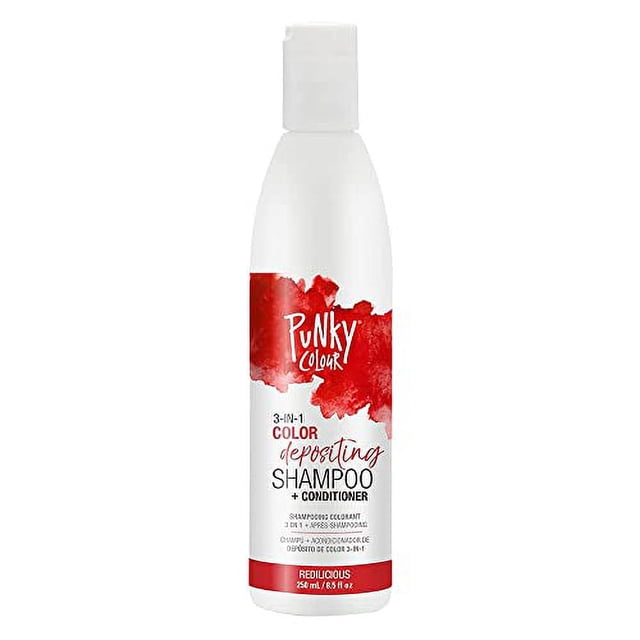 Champú y acondicionador depositantes de color 3 en 1 Redilicious Punky