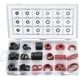 thumbnail image 1 of Rubber Seals Washers O Rings Gasket Fiber Flat Round Spacer Washers Hose Washers Set In 18 Sizes Insulation Washer Assortment Sets For Garden Hose Fit, 1 of 5