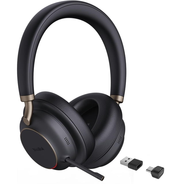 Auriculares inalámbricos Yealink BH76 Plus Bluetooth con micrófono ANC