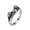 Silver, variant on Unisex Stainless Steel Vintage Personalized Cute Lifelike Animal Frog Finger Ring Beneficial Insects Non-mainstream Ancient Silver Size 8