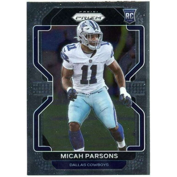 NFL 2021 Prizm Football Micah Parsons Trading Card #382 (Rookie) (Panini)
