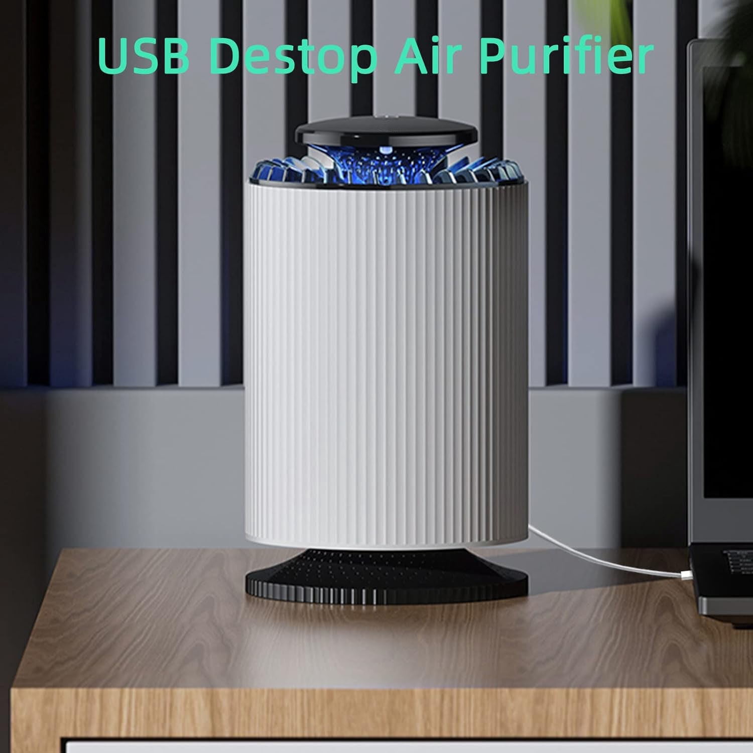 Air Purifier, Harmful Smoke and Dust Collector, Sterilization, In Addition to Formaldehyde and Odor, Small Filter for Desk Lamp