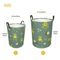 thumbnail image 5 of Gaeub Cute Yoga Frogs Dirty Clothes Storage Basket, Toy Storage Bin for Storing Clothing, Diapers, Toys - Small, 5 of 8