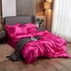 thumbnail image 2 of Juego de cama de satén - Hot Pink, 2 of 6