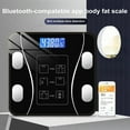 thumbnail image 3 of JIEMUCES Smart Weight Scale with LED Display 150kg Max. Heavy Duty Rechargeable Digital Scale Accurate Bathroom Body Weight Fat Scale, 3 of 7
