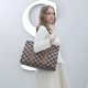 thumbnail image 5 of Bolsa de lona BTOOP para ordenador portátil con celosía para mujer de 15.6 pulgadas, color caqui, 5 of 9