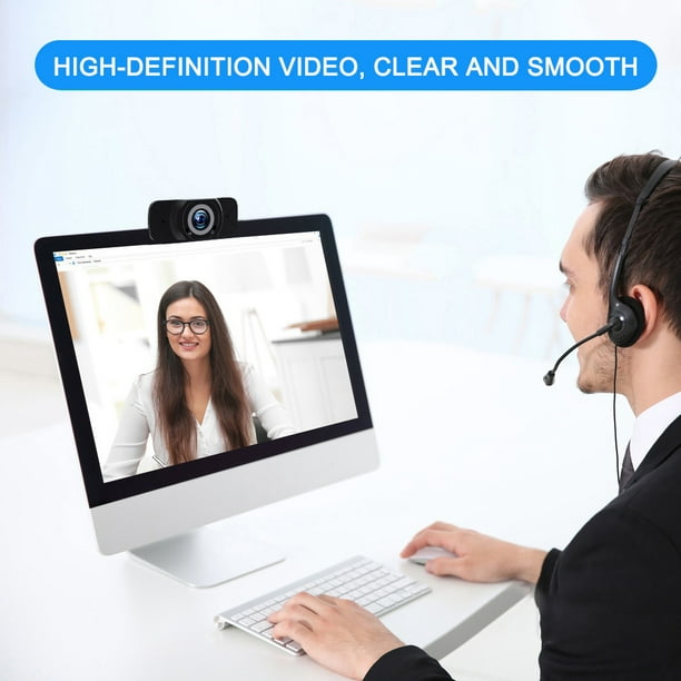 Webcam avec micro intégré Logitech - résolution vidéo Full HD