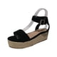 thumbnail image 2 of Zapatos planos de moda para mujer, sandalias informales de tacón de cuña hueca, zapatos de talla grande Wmkox8yii shjk3105, 2 of 6