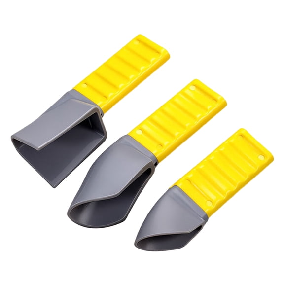 3pcs Multi Function Corner Caulking Scraper Set for Efficient Grouting on Surfaces Including Tiles and Exteriors