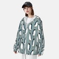 thumbnail image 3 of Disketp Penguin for Men's Sun Protection Hoodie Performance Long Sleeve Fishing Outdoor Lightweight-3X-Large, 3 of 7