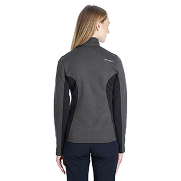 Ladies' Constant Full-Zip Sweater - POLAR/ BLK/ WHT - XS 