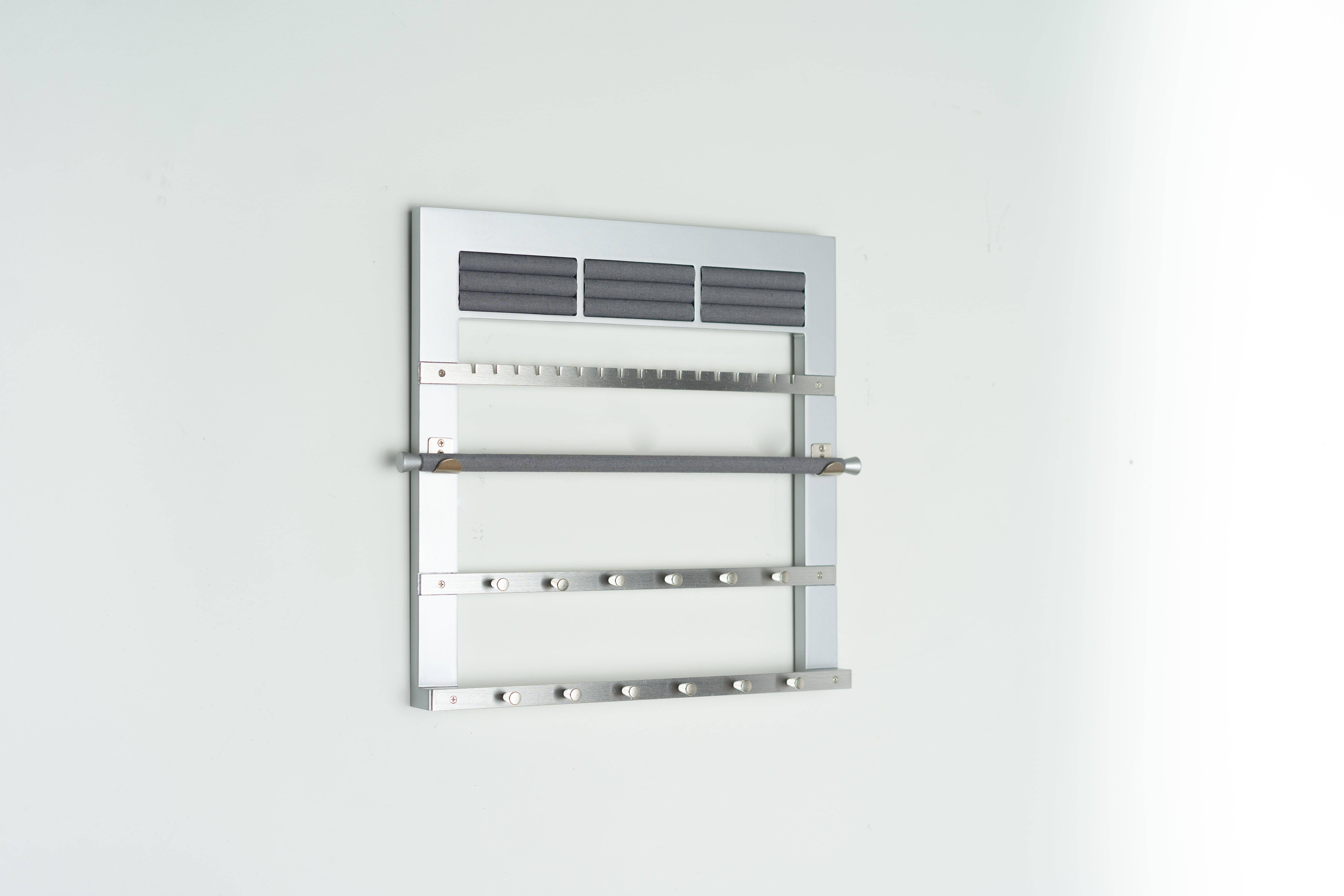 Hives and Honey Wall Hanging Silver Wood Jewelry Storage Rack