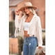 thumbnail image 5 of Chaqueta PRETTYGARDEN para Mujer de Gamuza Sintética con Flecos Beige Talla S, 5 of 9