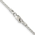 thumbnail image 3 of 925 Sterling Silver Franco Chain Styles Necklace 1.75 mm Round 20 inch, 3 of 4