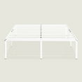 thumbnail image 5 of Best Price Mattress 16" Metal Platform Bed Frame with Heavy Duty Steel Slats, White, King, 5 of 11