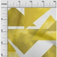 thumbnail image 2 of oneOone Tissu Popeline de Coton Jaune Matériau de Robe Géométrique Tissu Imprimé Tissu au Mètre 56 Pouces de Large, 2 of 4