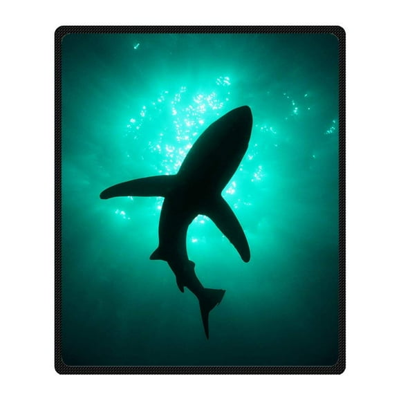 RYLABLUE Shark Blanket Fleece Throw Blanket for Sofa or Bed 58x80 inches