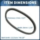 thumbnail image 4 of Cinturón de transmisión V-Belt No.417300391 de Unique Bargains para Can-Am Defender/Maverick ATV UTV Negro, 4 of 7